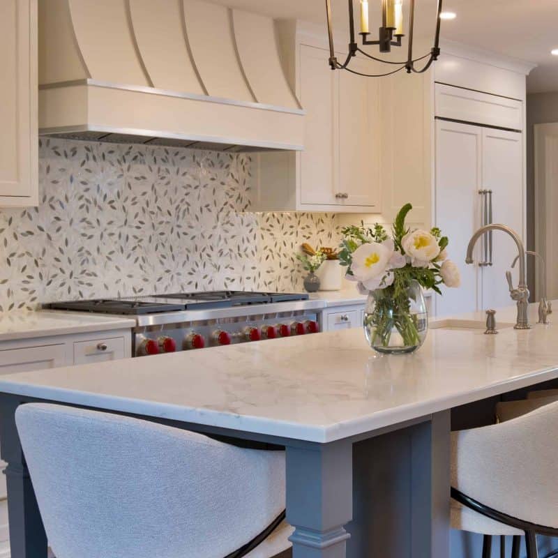 Mosaic Backsplash Chef’s Kitchen