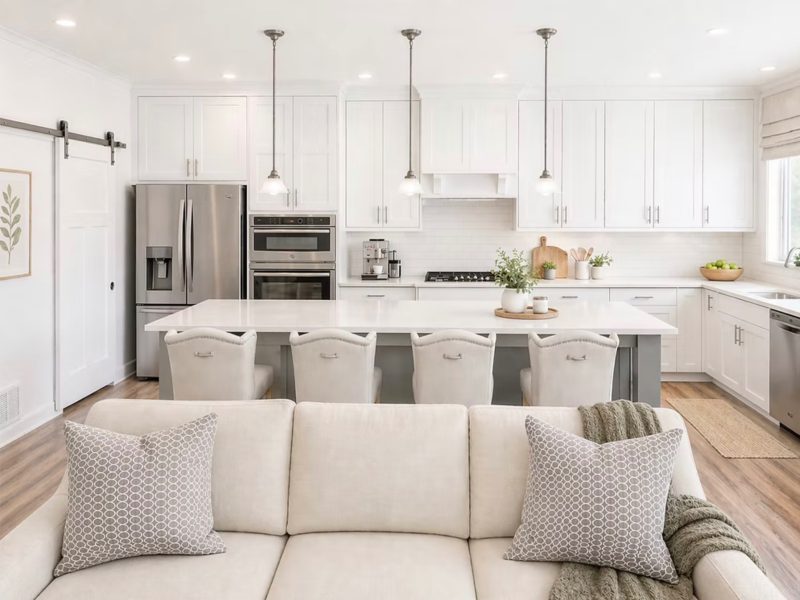 Open-Concept Modern Kitchen