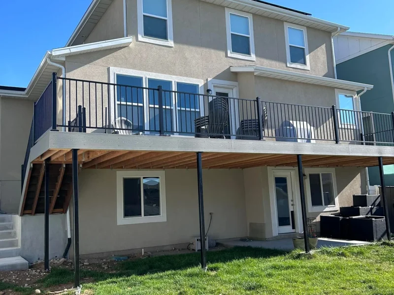 Elevated Composite Deck & Steel Rail